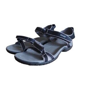 Teva Women's Size 7 Verra Strappy Hiking Sandals 1006263 Black‎